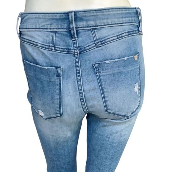 8128.......bebe Skinny Jeans Size 27, W26" 27"Inseam  8"Rise - Picture 4 of 6